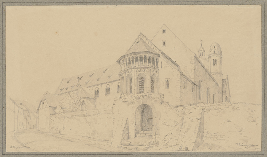 Pauluskirche in Worms from Friedrich Wilhelm Ludwig