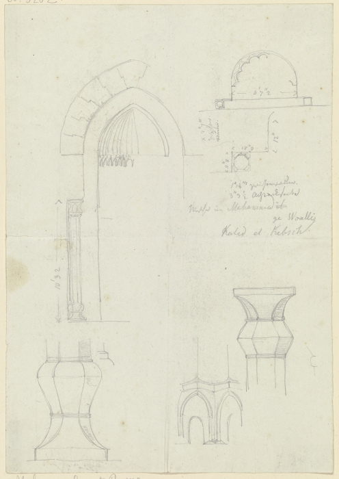 Architekturdetails from Friedrich Maximilian Hessemer