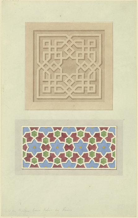Geometrische Muster from Friedrich Maximilian Hessemer