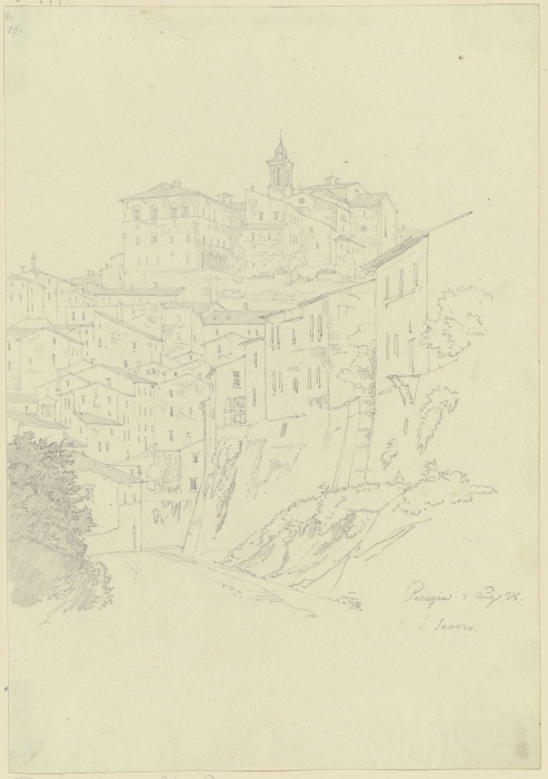 S. Severo in Perugia from Friedrich Maximilian Hessemer