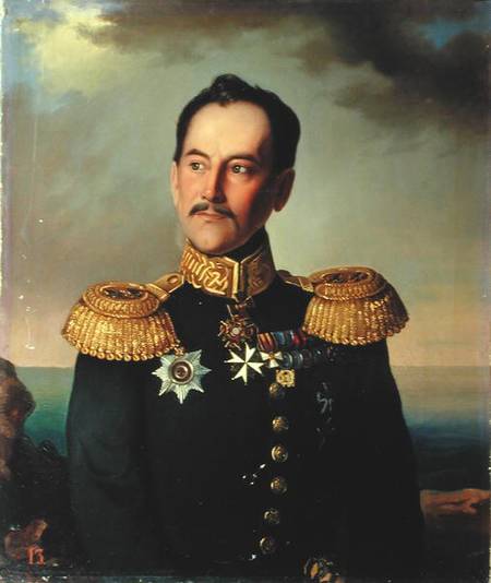 Portrait of Vice-admiral Nikolai Rimsky-Korsakov (1793-1848) from G. Botmann