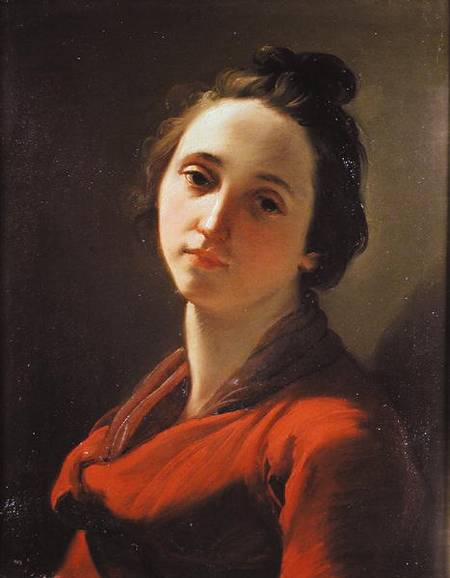 Portrait of Giovanna Spisani, the artist's wife from Gaetano Gandolfi