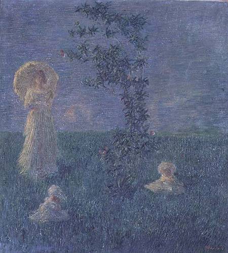In The Meadow from Gaetano Previati