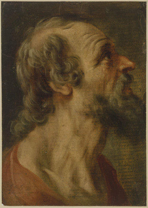 Brustbild eines älteren Mannes (Apostel?) nach rechts from Gaspar de Crayer
