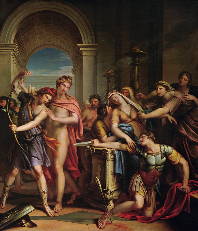 The Death of Achilles from Gavin Hamilton