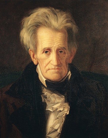 Portrait of Andrew Jackson from George Peter Alexander Healy