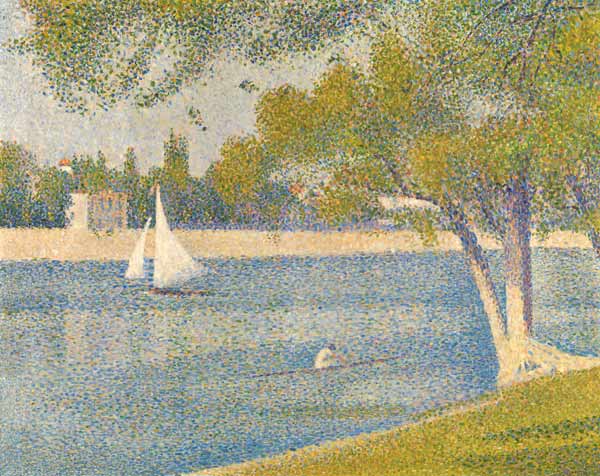 Die Seine bei Courbevoie I from Georges Seurat
