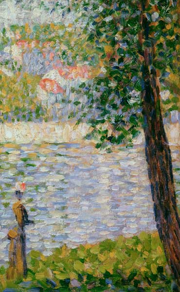 Seurat / Morning Stroll / Painting, 1884 from Georges Seurat