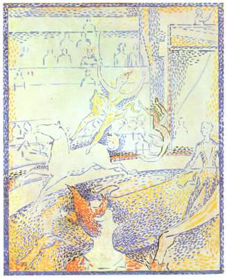 Zirkus (Skizze) from Georges Seurat