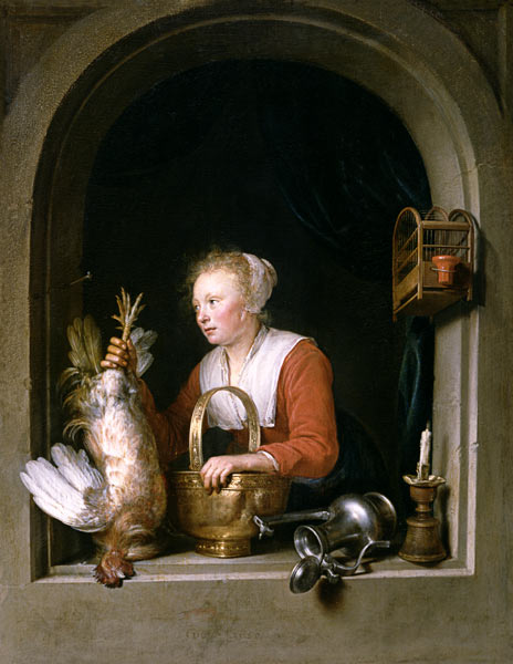 Die holländische Hausfrau from Gerard Dou