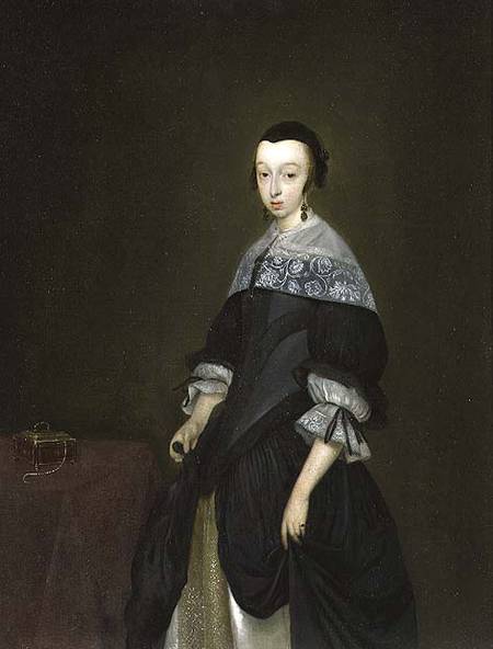 Portrait of a Lady from Gerard ter Borch or Terborch