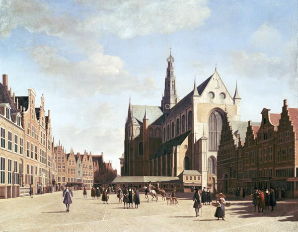 Der große Markt in Haarlem. from Gerrit Adriaensz Berckheyde