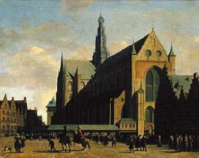Die Groote Kerk in Haarlem.