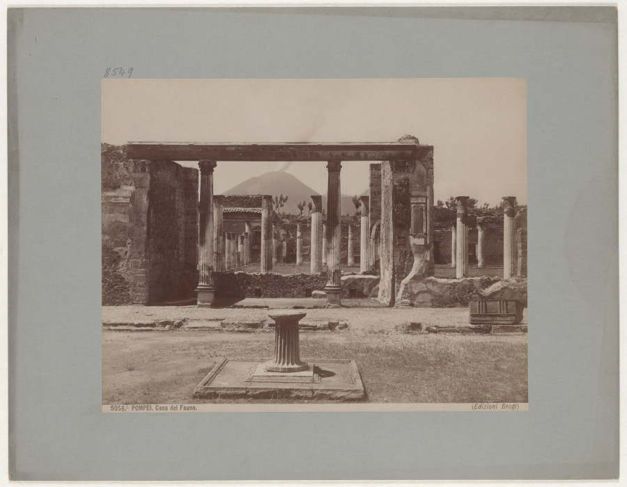 Pompei: Casa del Fauno, No. 5058.a from Giacomo Brogi