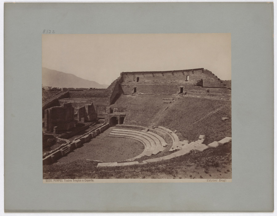Pompei: Teatro Tragico o Coperto, No. 5035 from Giacomo Brogi