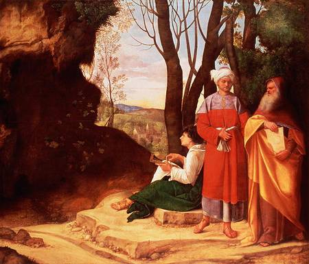 The Three Philosophers from Giorgione (eigentl. Giorgio Barbarelli oder da Castelfranco)