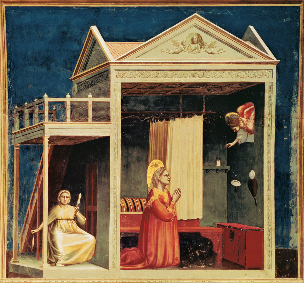 Die Verkündigung an die hl. Anna. from Giotto (di Bondone)