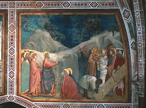 Die Auferweckung des Lazarus from Giotto (Schule)