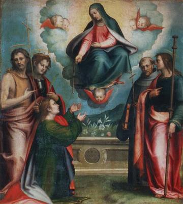 The Madonna of the Girdle, 1521 from Giovanni Antonio Sogliani