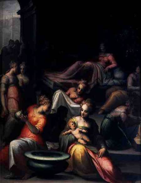 Nativity of John the Baptist from Giovanni Battista Naldini