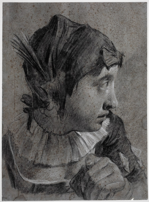 Kopf eines jungen Mädchens (Barbara Piazzetta?) from Giovanni Battista Piazzetta