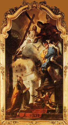Die Verehrung der Trinität durch den hl. Papst Clemens. from Giovanni Battista Tiepolo