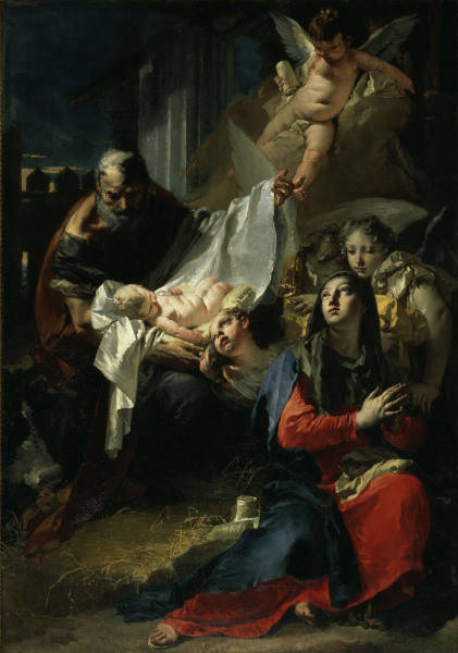 G.B.Tiepolo, Anbetung des Kindes from Giovanni Battista Tiepolo
