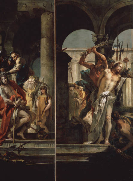 G.B.Tiepolo, Dornenkroenung u.Geisselung from Giovanni Battista Tiepolo