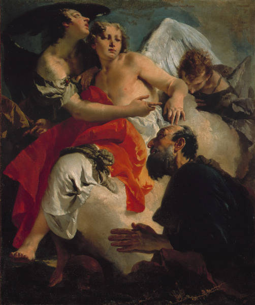 G.B.Tiepolo, Drei Engel bei Abraham from Giovanni Battista Tiepolo