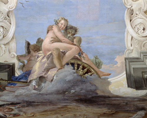 Pluto Raping Proserpine (fresco) from Giovanni Battista Tiepolo