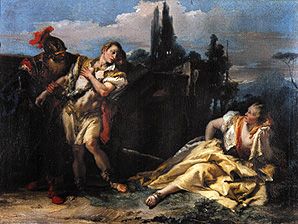 Rinaldo verlässt Armida. from Giovanni Battista Tiepolo
