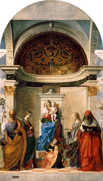 Giovanni Bellini, Madonna S.Zaccaria from Giovanni Bellini