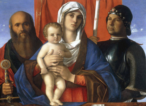 G.Bellini, Maria mit Kind, Paulus, Georg from Giovanni Bellini
