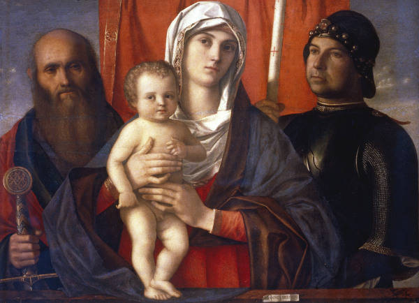 Giov. Maria mit Kind, Paulus u.Georg from Giovanni Bellini