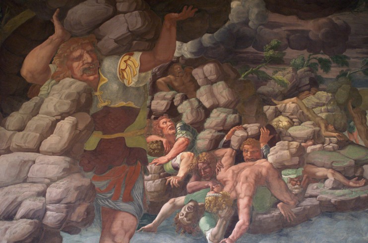 The Fall of the Giants (Sala dei Giganti) from Giulio Romano