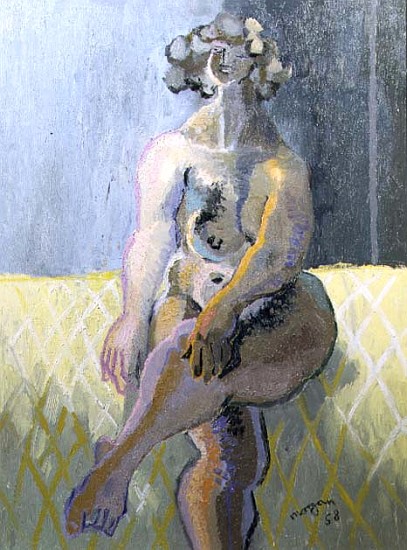 Jolly Nude, 1958 (oil on canvas)  from Glyn  Morgan