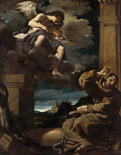 Die Ekstase des hl. Franziskus from Guercino (eigentl. Giovanni Francesco Barbieri)