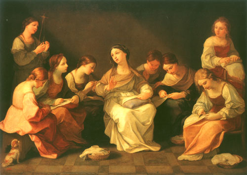Die Jugend der Jungfrau Maria from Guido Reni