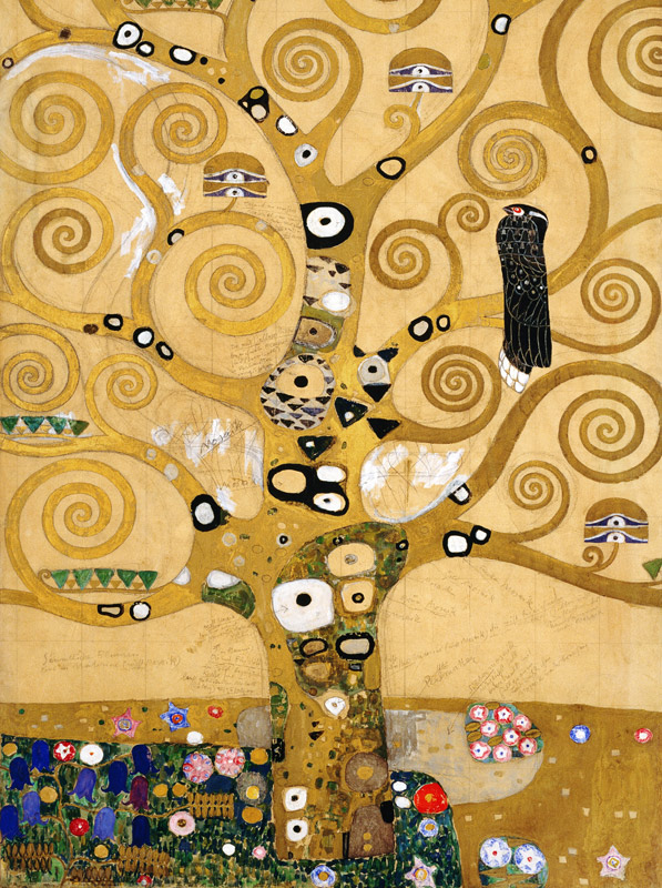 Der Lebensbaum Mittelteil (Ausschnitt) from Gustav Klimt