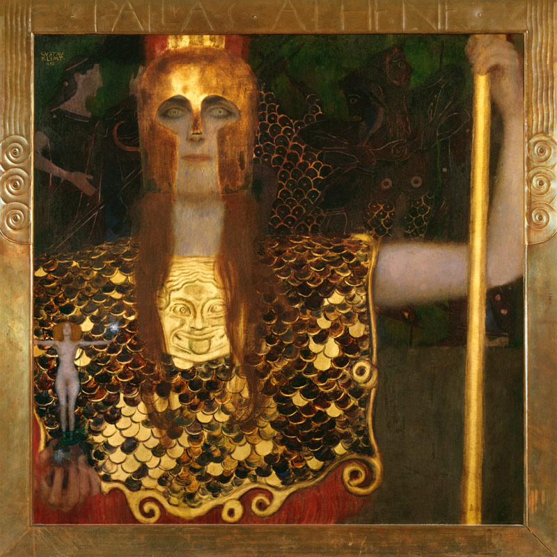 Pallas Athene from Gustav Klimt