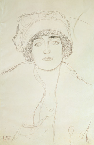 Portrait einer jungen Frau from Gustav Klimt