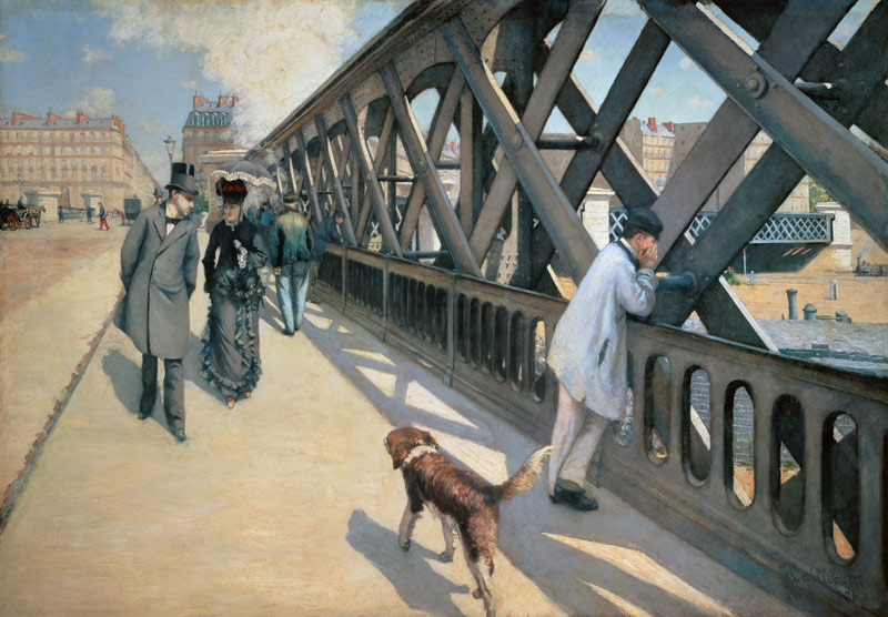 Auf der Europabrücke from Gustave Caillebotte