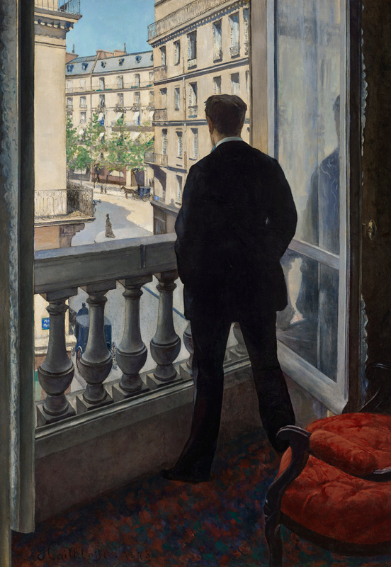Mann am Fenster. 1875 from Gustave Caillebotte