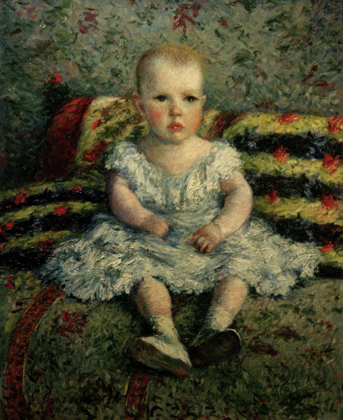 L''enfant au canape from Gustave Caillebotte