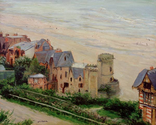 Trouville,  Strand ,  Villen from Gustave Caillebotte