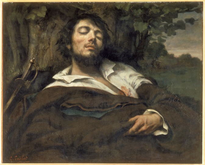 The Wounded Man (L'Homme blessé) from Gustave Courbet