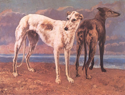 Les chiens du comte de choiseul from Gustave Courbet