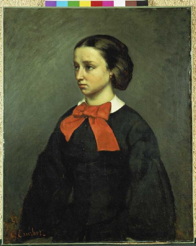 Portrait der Mademoiselle Jacquet. from Gustave Courbet