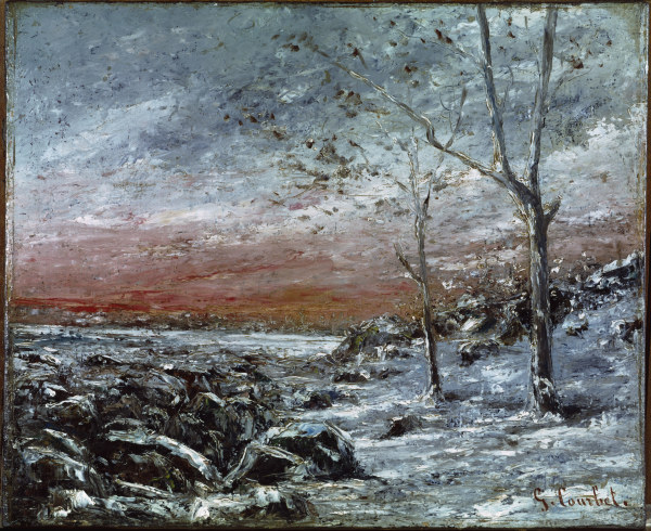 Winterlandschaft from Gustave Courbet