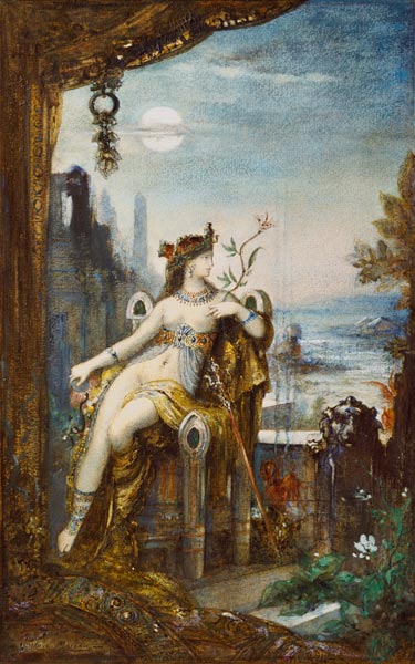 Kleopatra. from Gustave Moreau